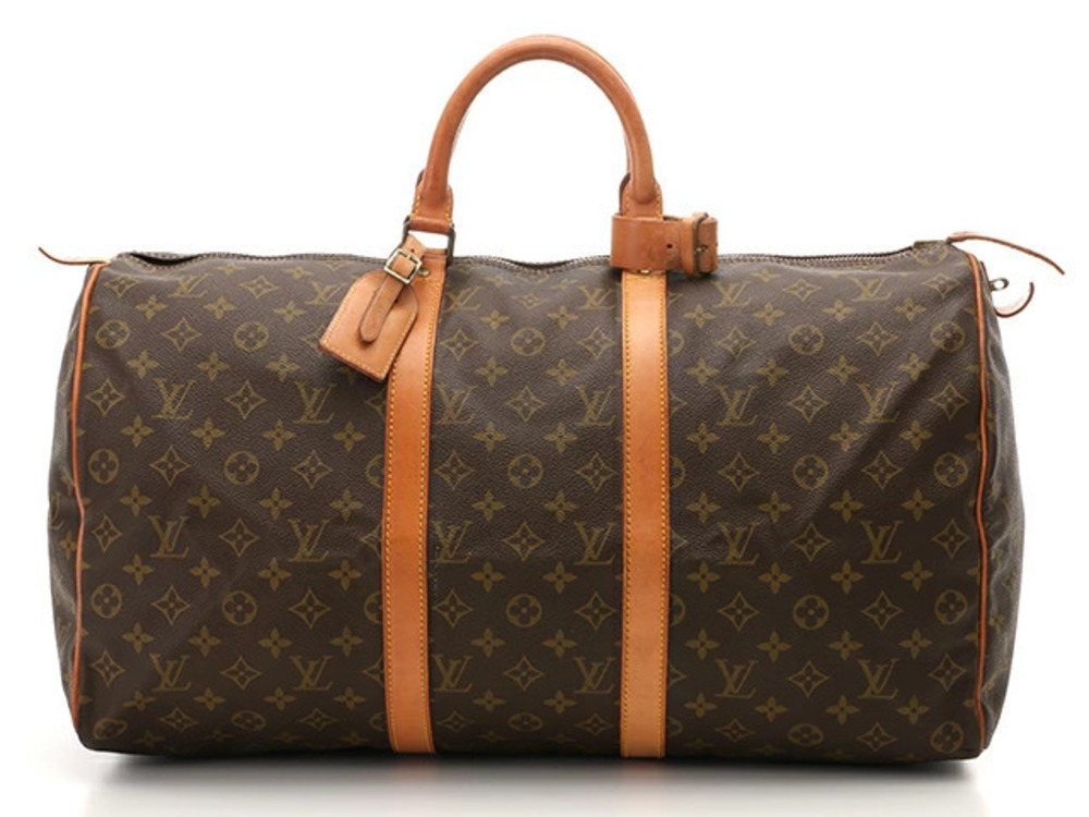 LOUIS VUITTON Monogram Keepall Boston Bag